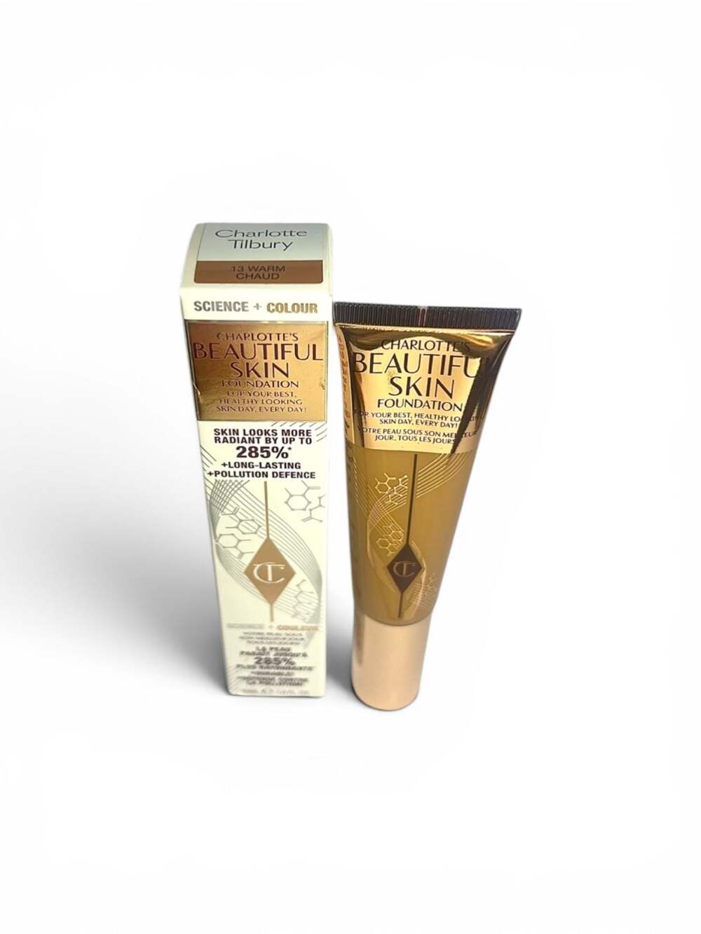 Charlotte Tilbury Beautiful Skin Medium Coverage Liquid Foundation - 13 Warm